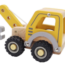 Wooden Toy Crane Truck Kaper Kidz Calm & Breezy 1