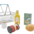 Wooden Supermarket PlaySet 7pc With Metal Basket by Kaper Kidz 1