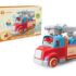 Wooden Toy Fire Engine Truck with Sound and Lights