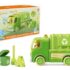 Wooden Toy Garbage Recycling Truck With Sounds and Lights